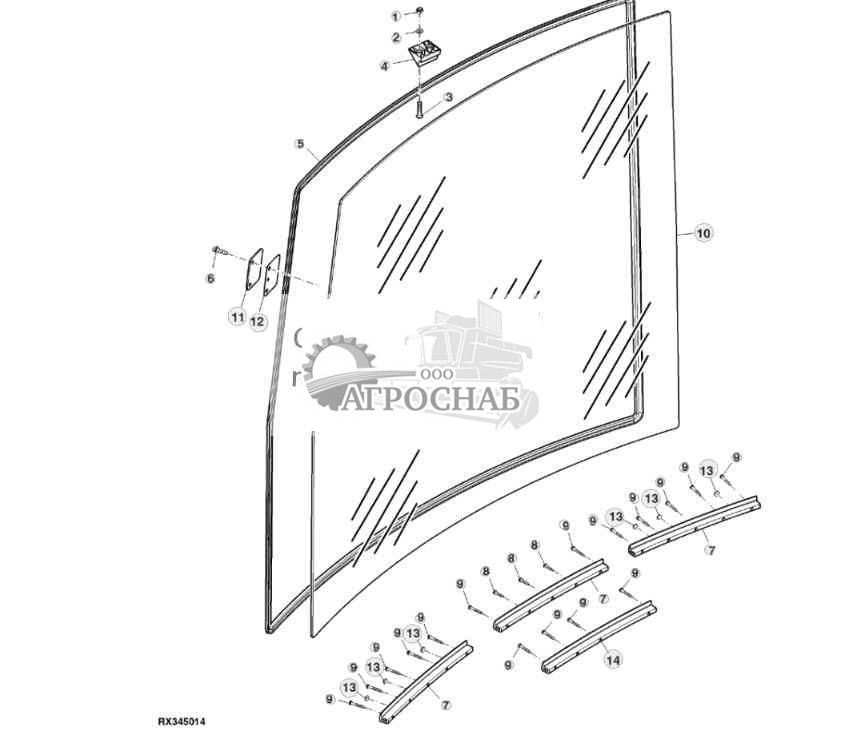 Ветровое стекло 